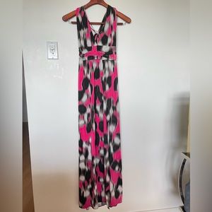 Alice + Olivia Tie Dye Print Maxi Dress